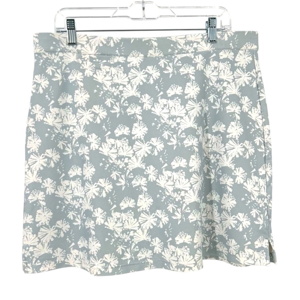 Peter Millar Floral Gray Skirt with Built-in Shorts Women’s XL